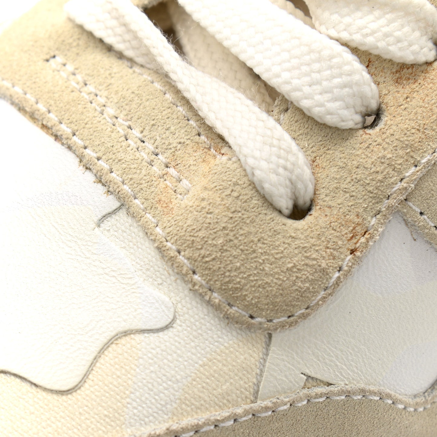 Fabric Suede L'Amour Mens Rockrunner Sneakers 42 White