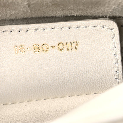 Christian Dior Calfskin Cannage Studded Medium Supple Lady Dior White 7 of 15