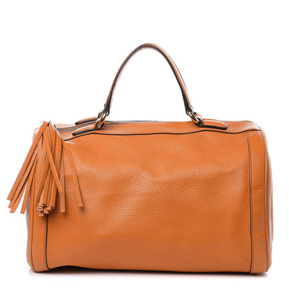 Gucci Pebbled Calfskin Medium Soho Boston Curcuma 1 of 18