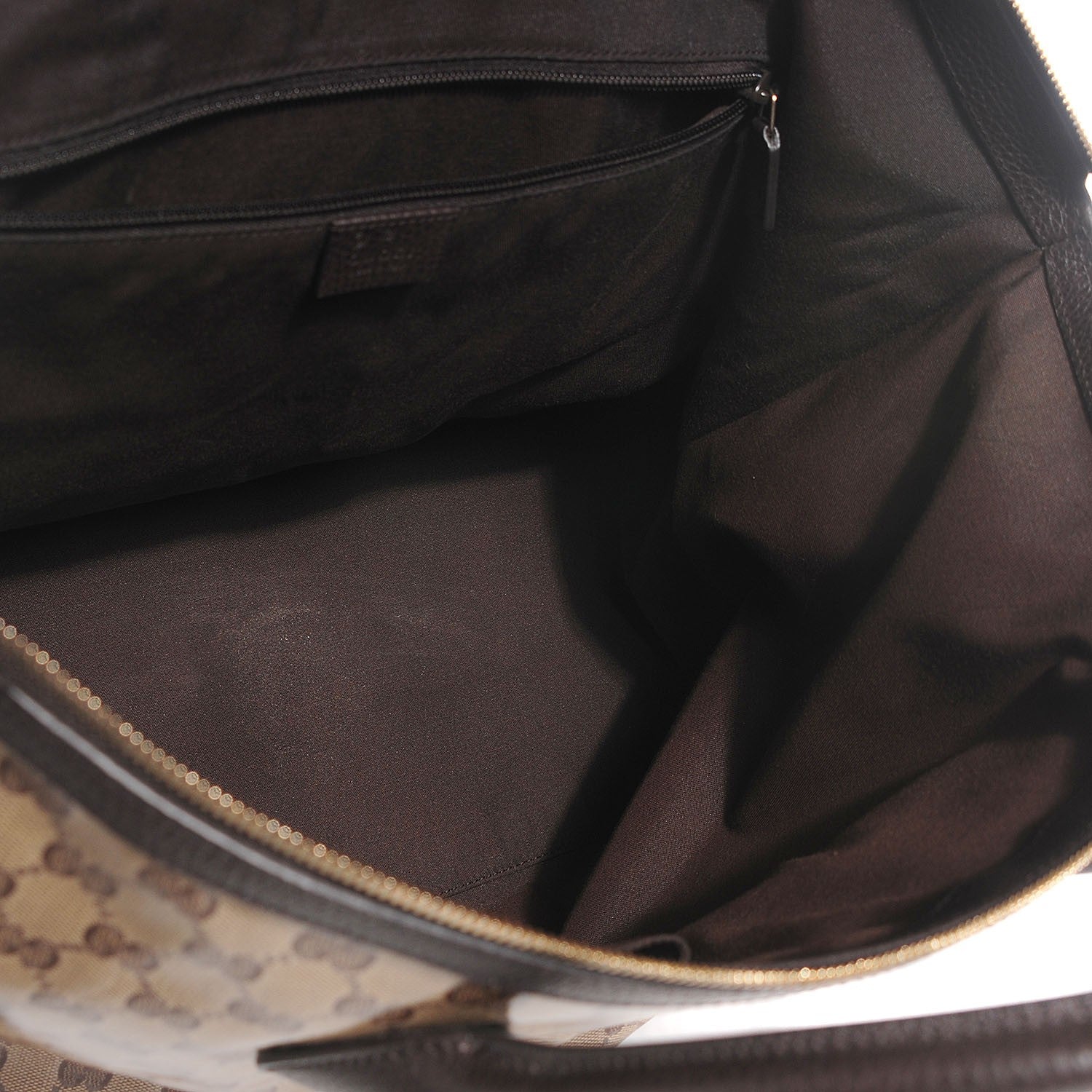 Gucci Crystal Monogram Large Tote Dark Brown 12 of 14