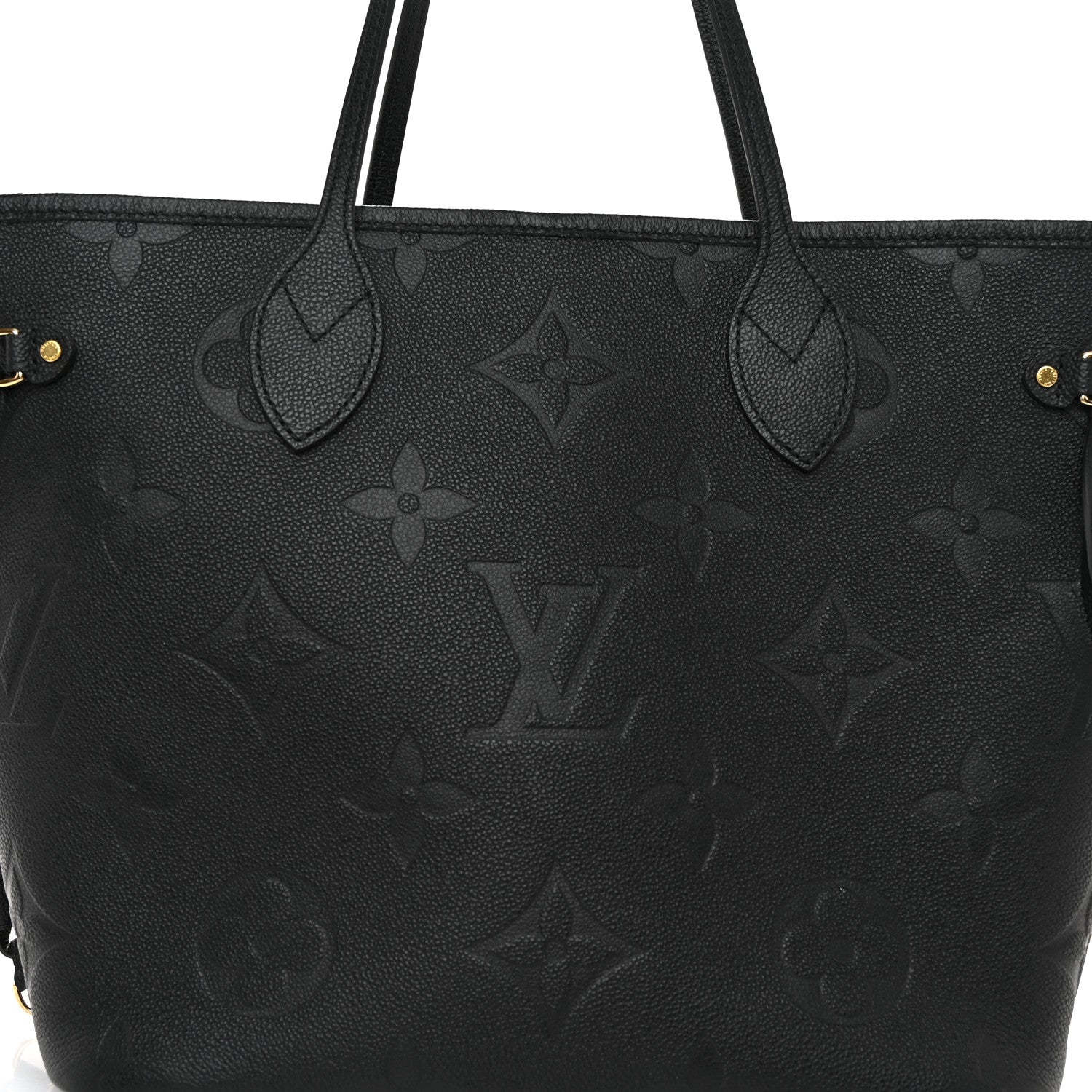 Louis Vuitton Empreinte Monogram Giant Neverfull MM Black 8 of 10