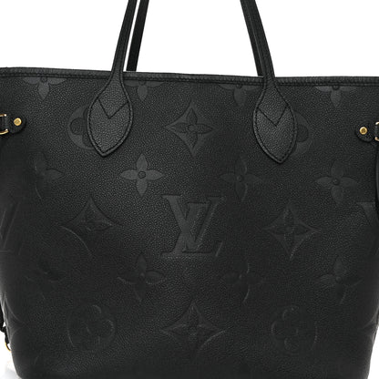 Louis Vuitton Empreinte Monogram Giant Neverfull MM Black 8 of 10