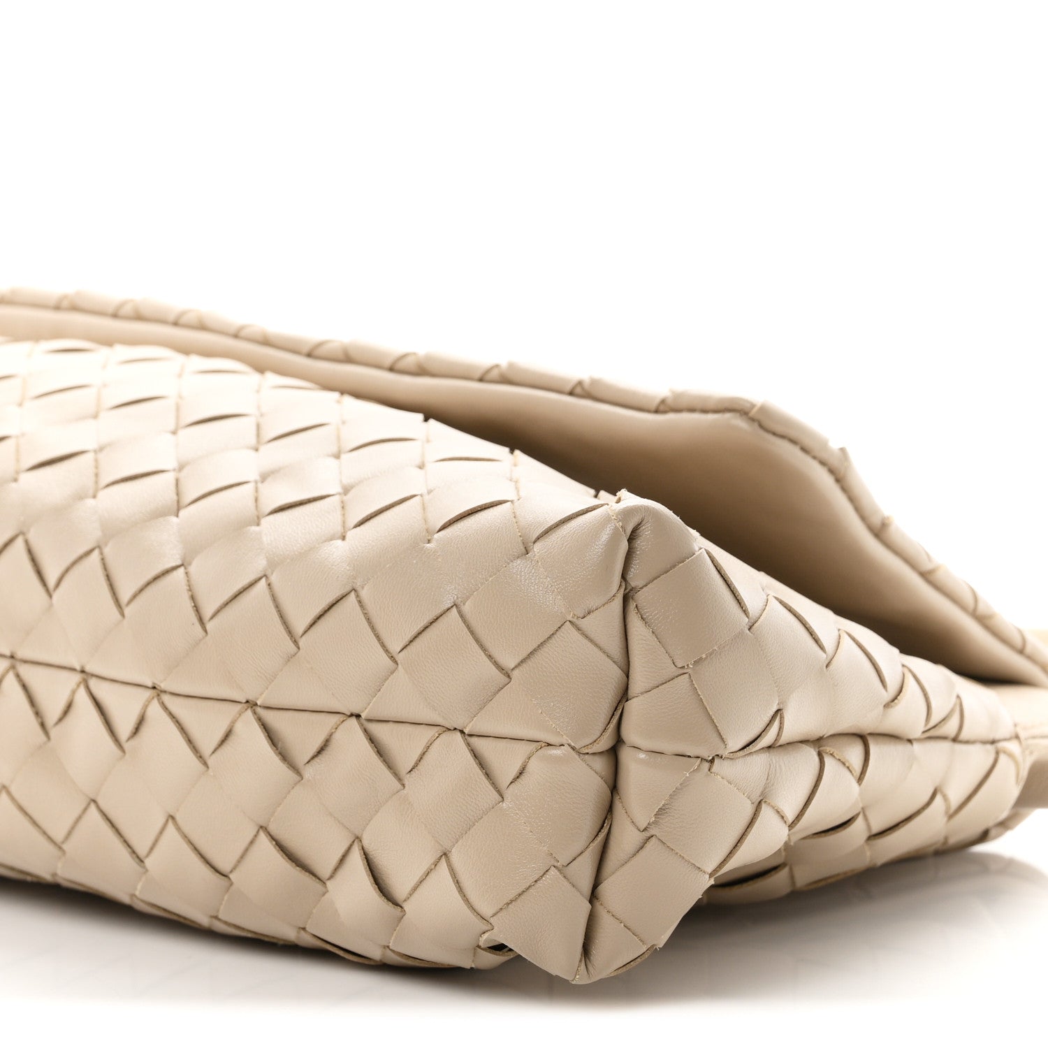 Bottega Veneta Calfskin Intrecciato Giorno Ecru 10 of 11
