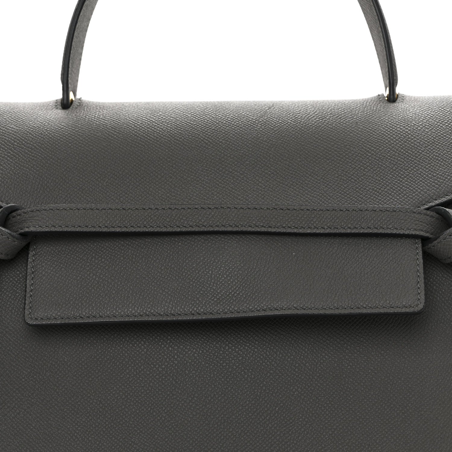 Celine Grained Calfskin Mini Belt Bag Grey 9 of 11