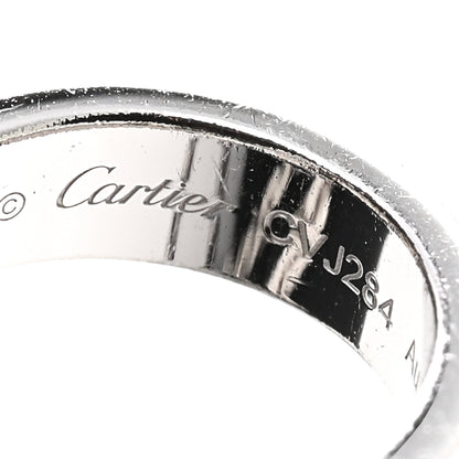 Cartier 18K White Gold Diamond Interlocking LOVE Necklace 4 of 4