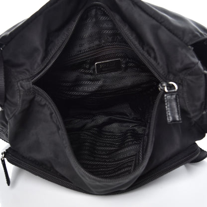 Prada Nylon Vela Messenger Bag Black 5 of 12
