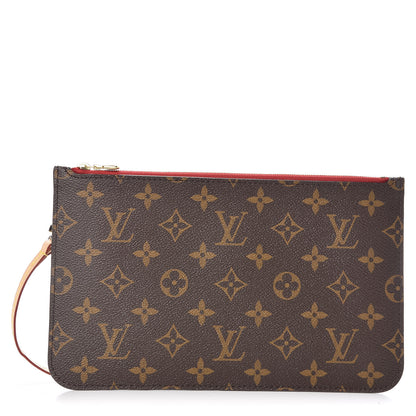 Louis Vuitton Monogram Neverfull MM GM Pochette Cherry 1 of 8