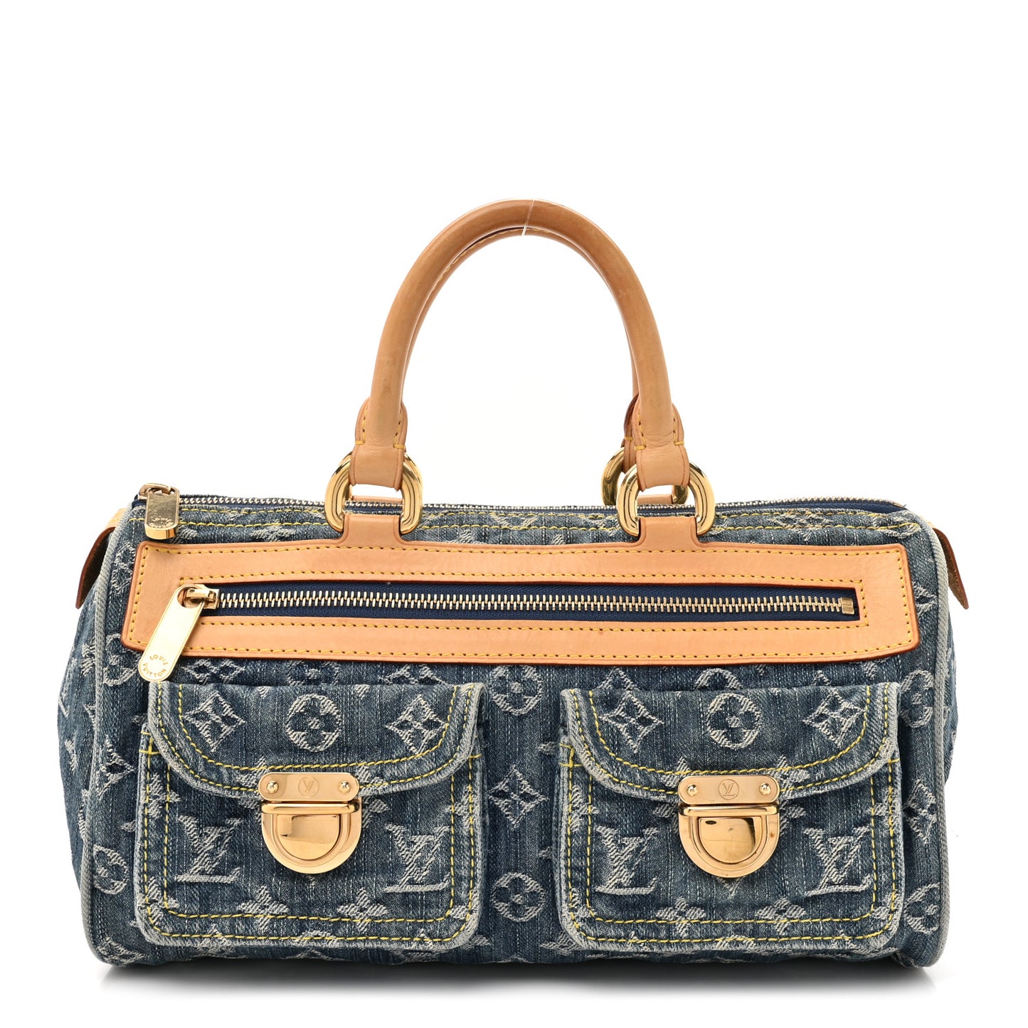Monogram Denim Neo Speedy Blue