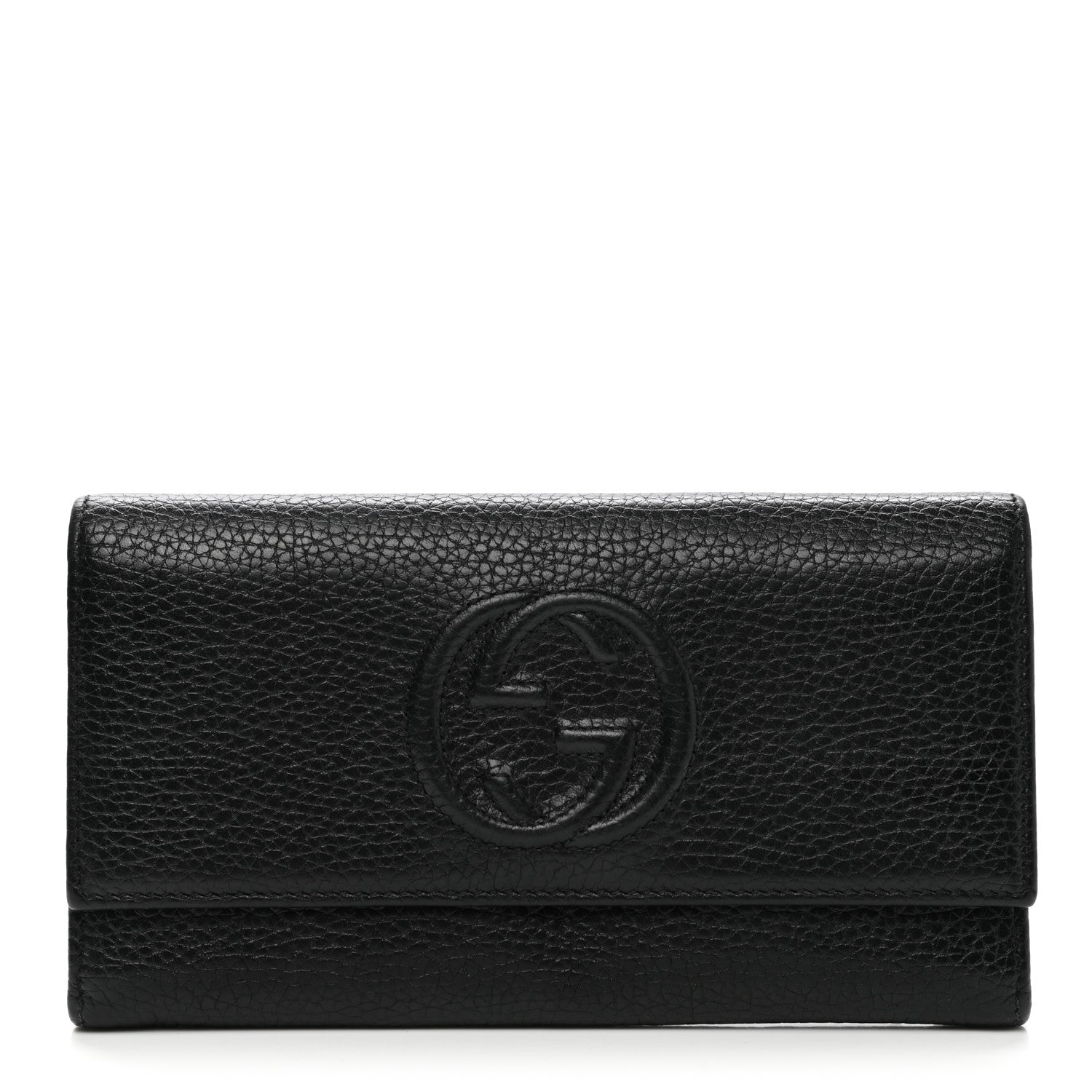 Gucci Cellarius Calfskin Soho Continental Wallet Black 1 of 11