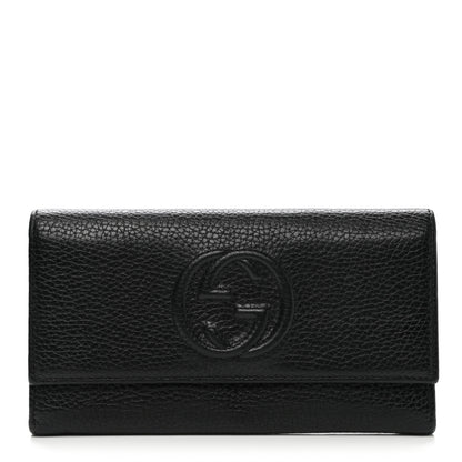Gucci Cellarius Calfskin Soho Continental Wallet Black 1 of 11