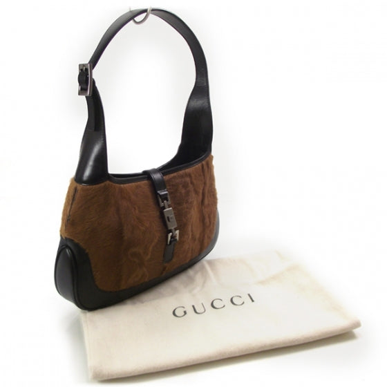 Gucci Pony Hair Jackie O Hobo 3 of 9
