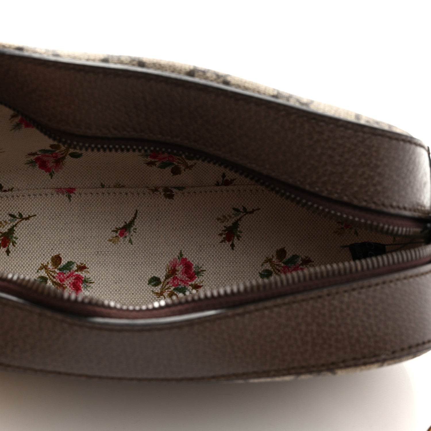 Gucci GG Supreme Monogram Web Neo Vintage Shoulder Bag Beige New Acero Crop 5 of 10