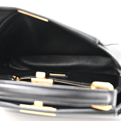 Fendi Nappa Mini Peekaboo Iconic Satchel Black 5 of 11
