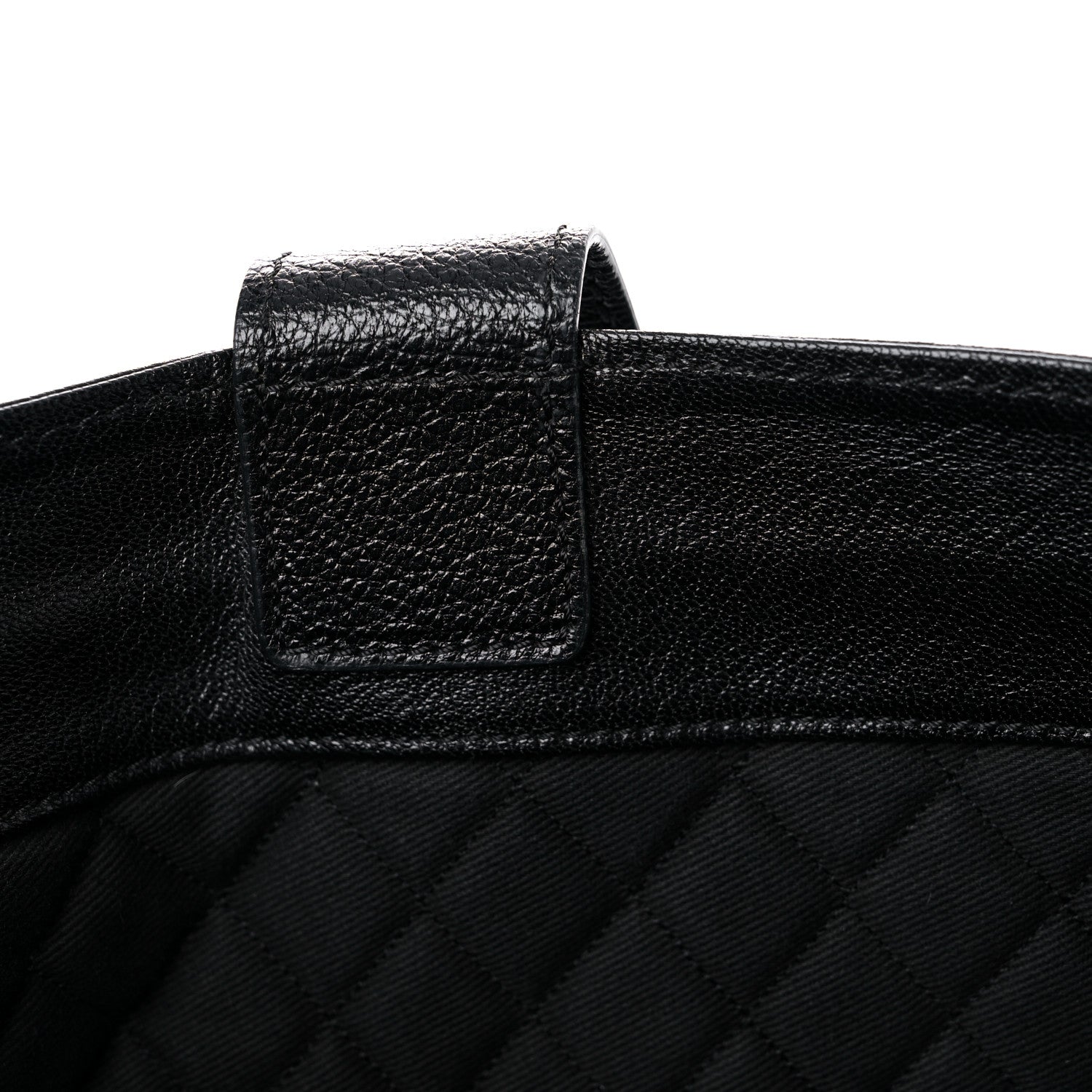 Chanel Goatskin Perforated Large CC Tote Black 13 of 16