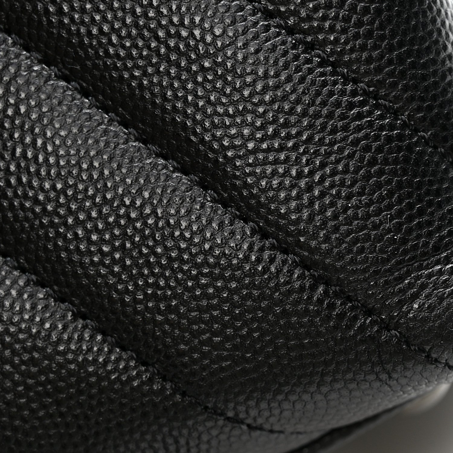 Chanel Caviar Chevron Quilted Small Coco Handle Flap So Black 11 of 13