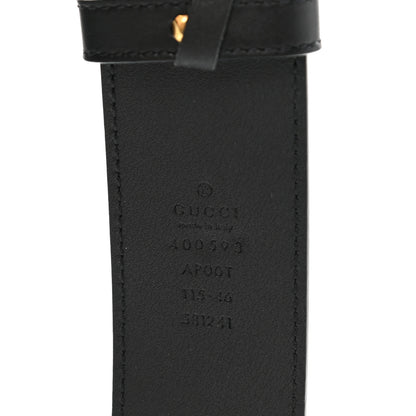 Gucci Calfskin Double G 40mm Belt 115 46 Black 2 of 4
