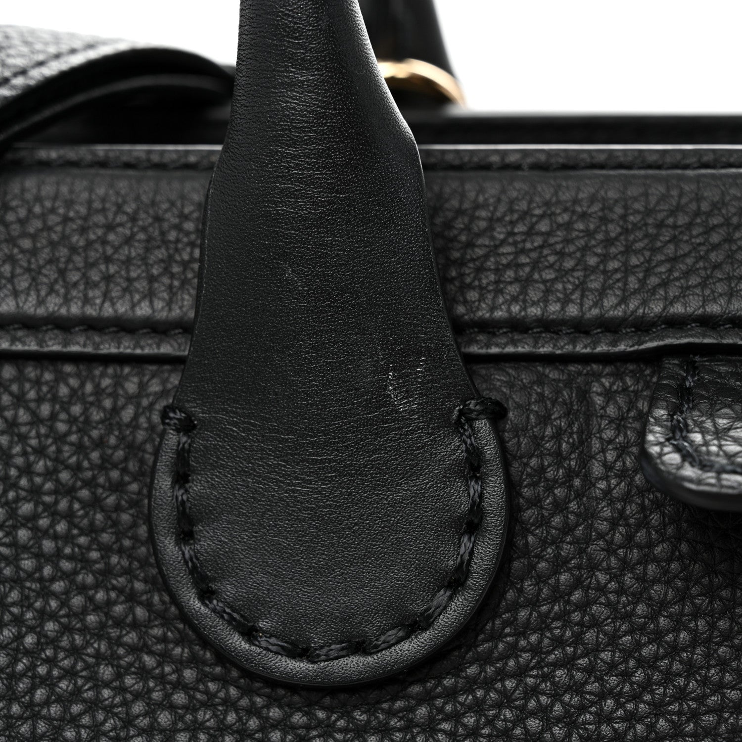 Chloe Grained Calfskin Small Edith Top Handle Bag Black 11 of 11