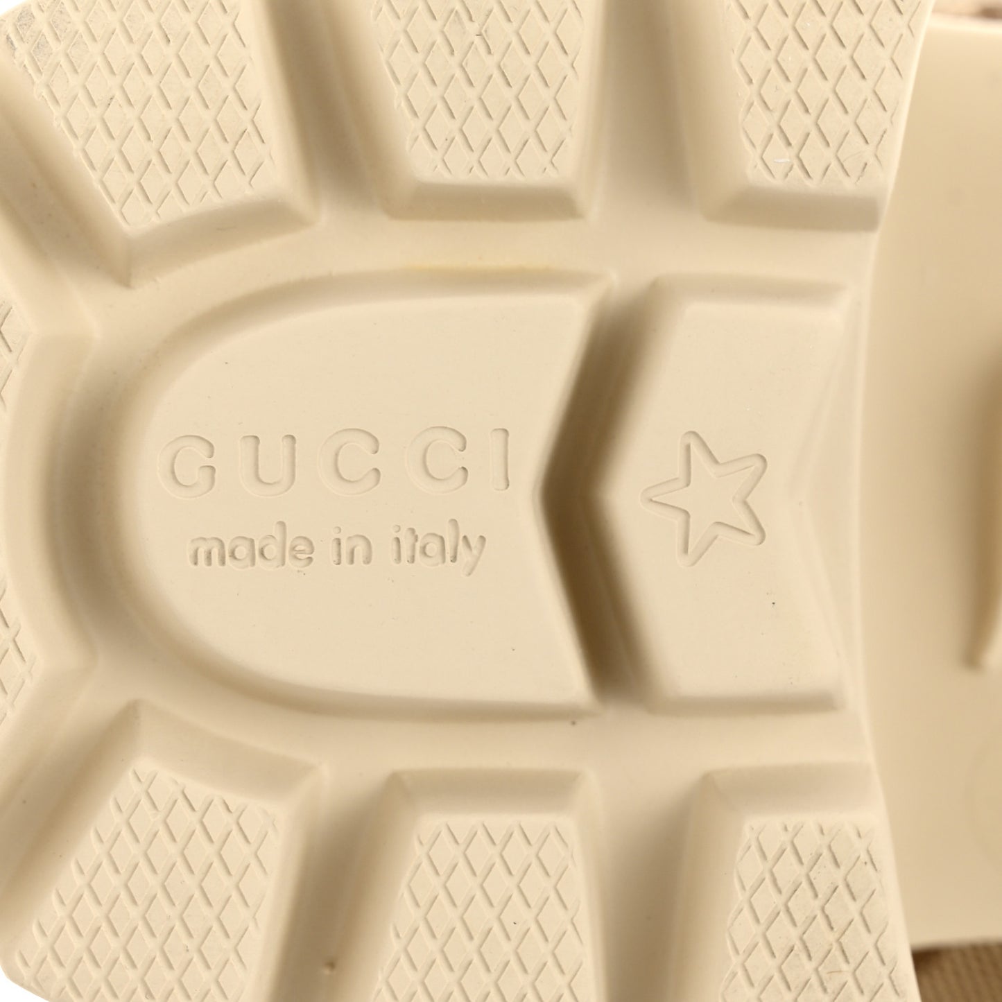 Monogram Granada Kid Trip 40/72mm Lug Sole Sandals 38.5 Beige Ebony Mystic White