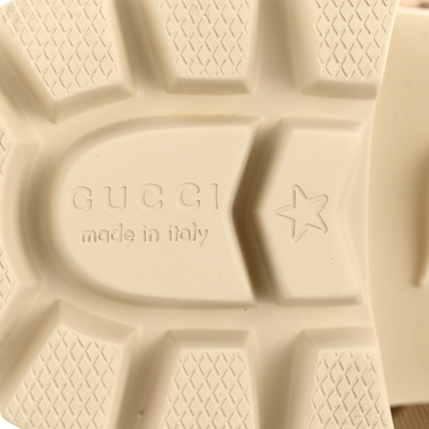 Gucci Monogram Granada Kid Trip 40/72mm Lug Sole Sandals 38.5 Beige Ebony Mystic White 8 of 11