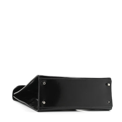 Prada Spazzolato Logo Print Framed Bag Black 4 of 11