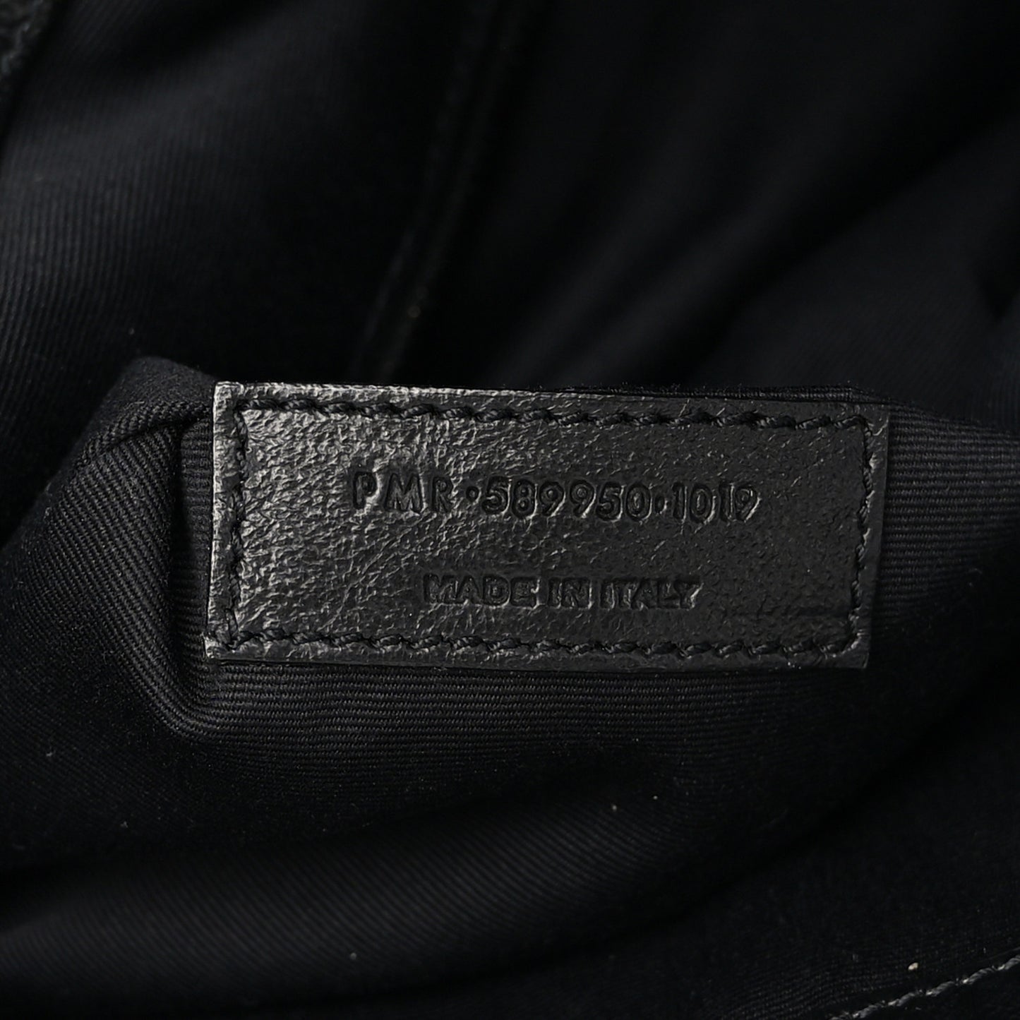 Crinkled Calfskin Matelasse Monogram Large Niki Shopper Tote Black