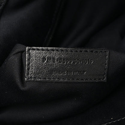 Saint Laurent Crinkled Calfskin Matelasse Monogram Large Niki Shopper Tote Black 7 of 12