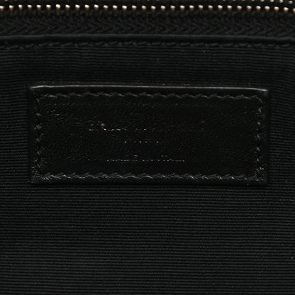 Saint Laurent Crinkled Calfskin Matelasse Monogram Medium Niki Chain Satchel Light Natural 7 of 12