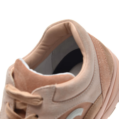 Chanel Nylon Lambskin Suede Calfskin CC Sneakers 39 Pink 18 of 21