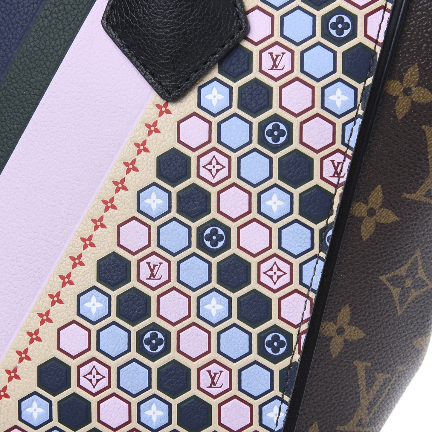 Calfskin Monogram Kimono Tote PM Rose