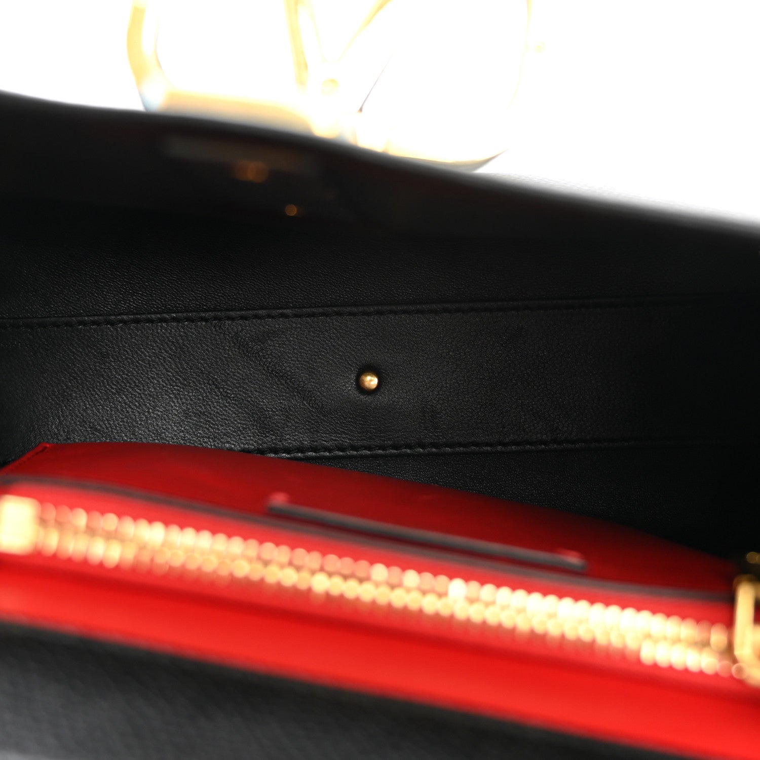 Valentino Garavani Grainy Calfskin Small VSling Top Handle Bag Black 4 of 8