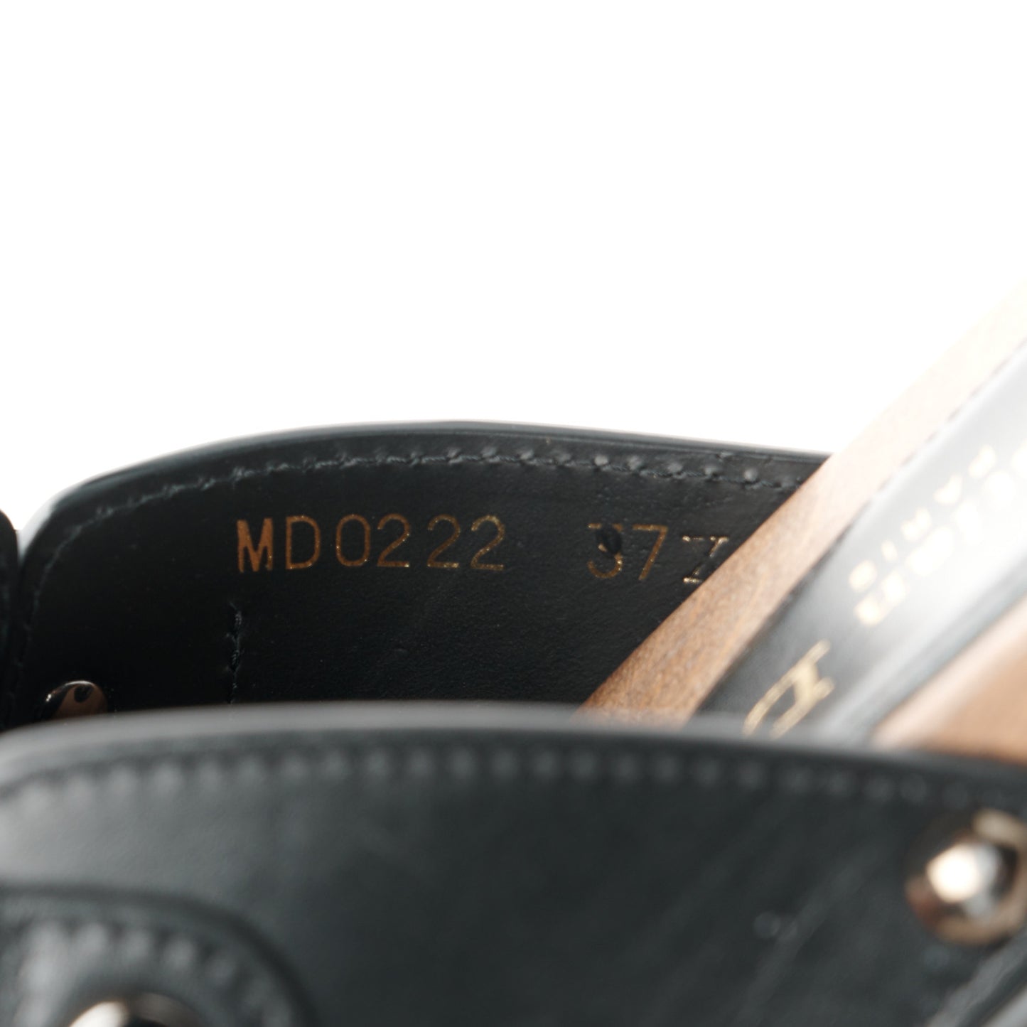Calfskin Diorquake Buckled Lug Sole 15mm Clogs 37 Black