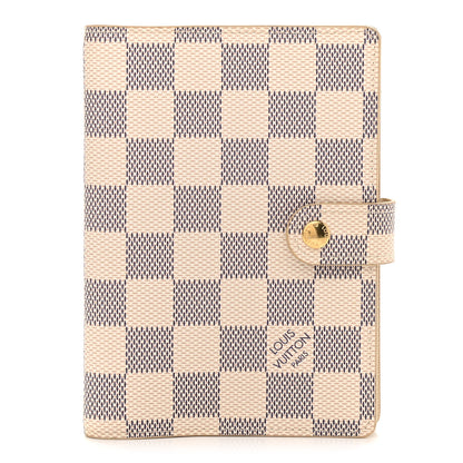 Louis Vuitton Damier Azur Small Ring Agenda Cover 1 of 7