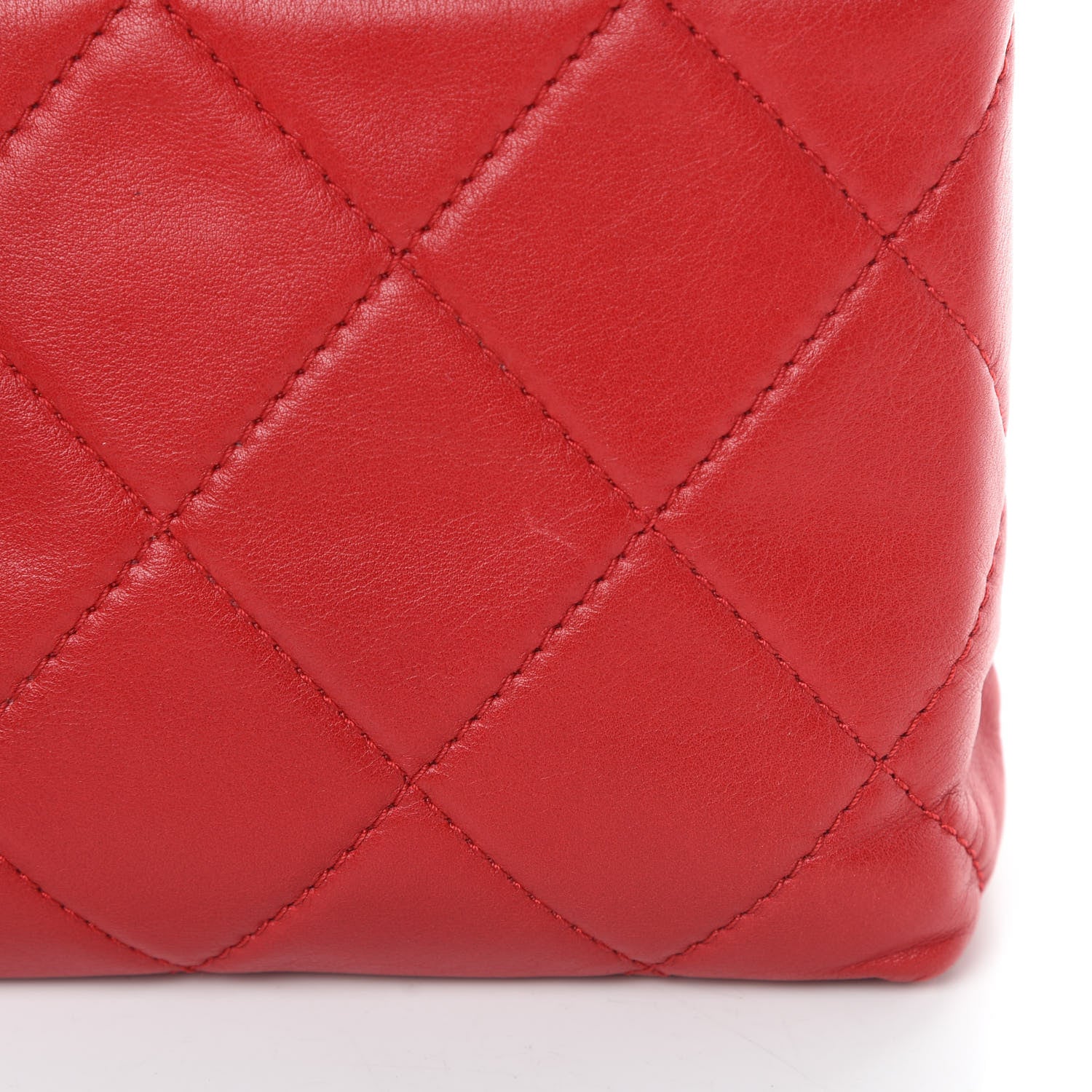 Chanel Calfskin Quilted In the Business Flap Bag Red 13 of 14