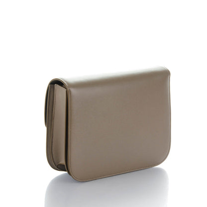 Celine Liege Calfskin Medium Classic Box Flap Bag Souris 3 of 8