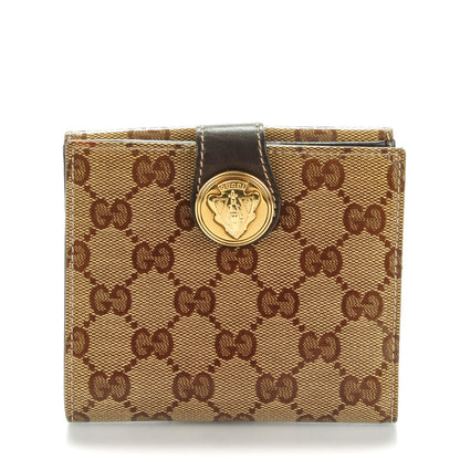 Gucci Crystal Monogram Hysteria French Wallet Dark Brown 1 of 7