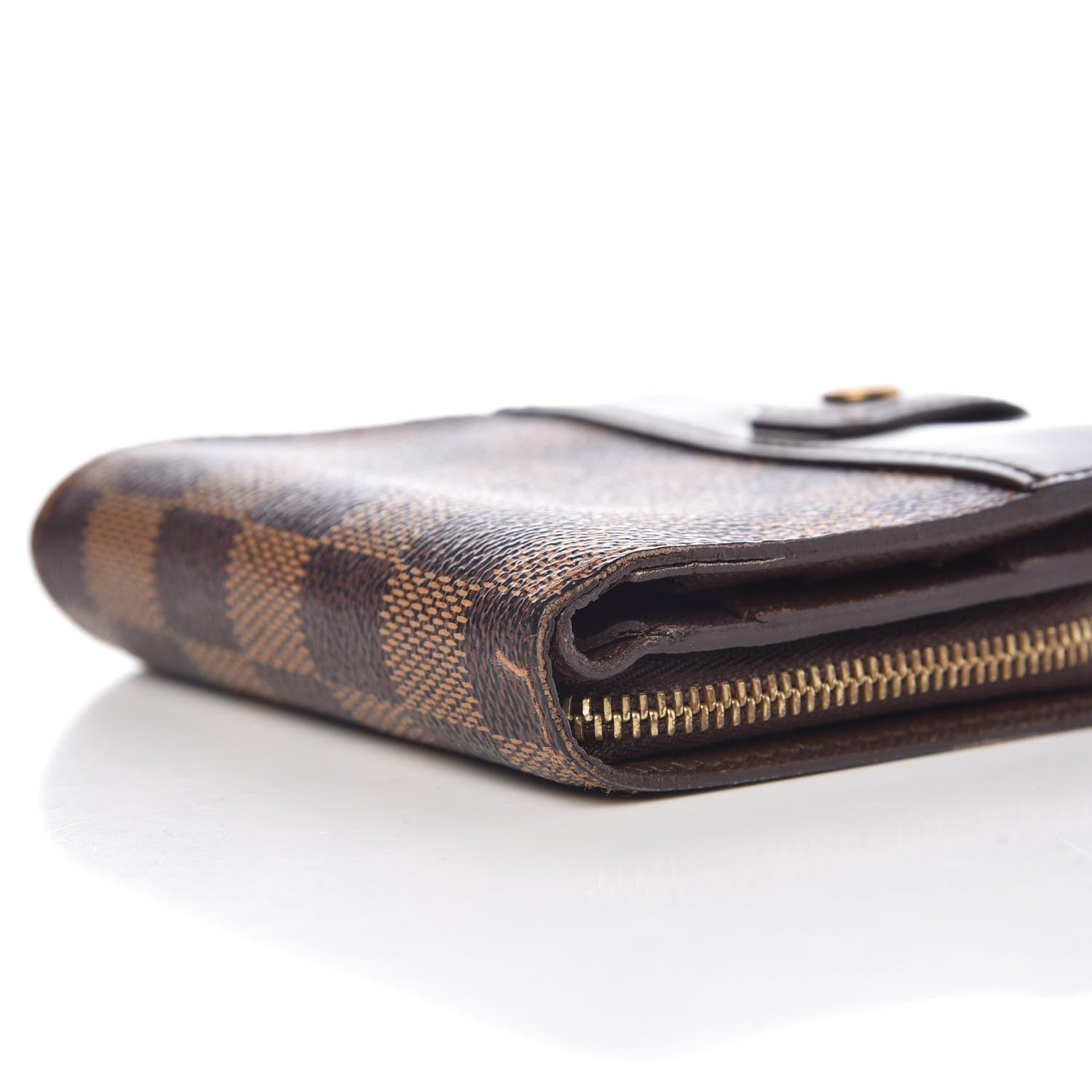 Louis Vuitton Damier Ebene Zippe Zipped Compact Wallet 8 of 11