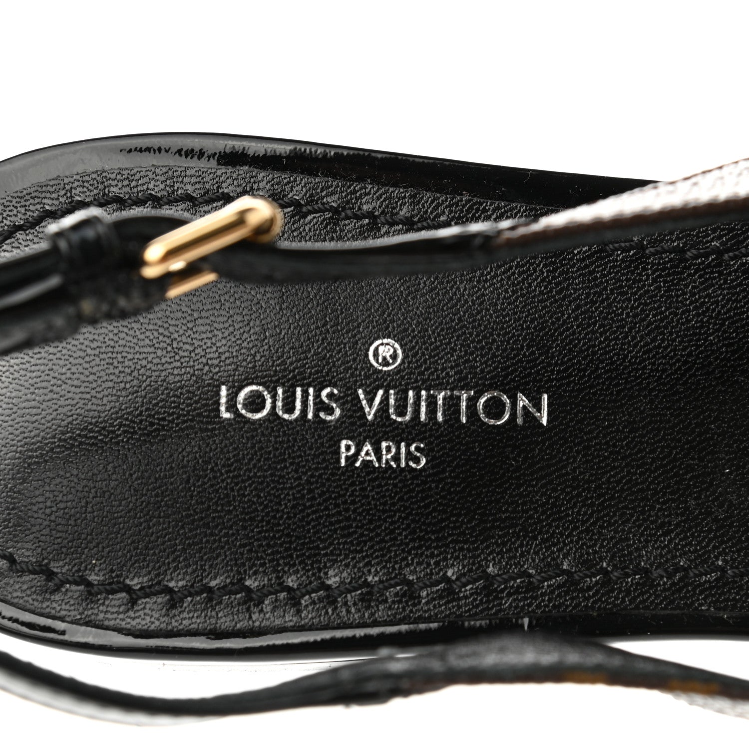 Louis Vuitton Patent Monogram Cherie Slingback Ballerina Flats 36.5 6 of 9