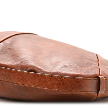 Saint Laurent Buffalo Mombasa Horn Hobo Brown 10 of 10