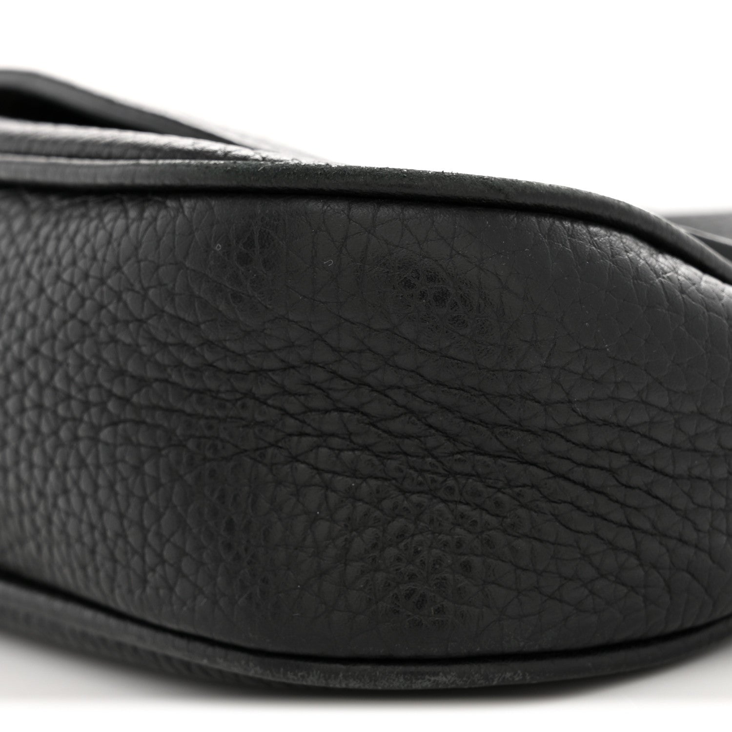 Gucci Pebbled Calfskin Medium Soho Flap Crossbody Black 10 of 13