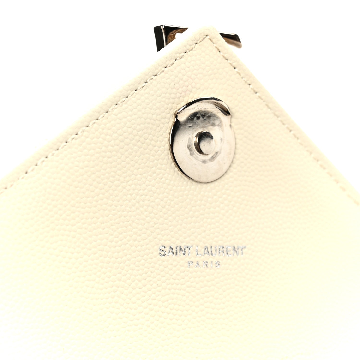 Saint Laurent Grain De Poudre Textured Mixed Matelasse Large Triquilt Monogram Satchel Porcellana 7 of 15