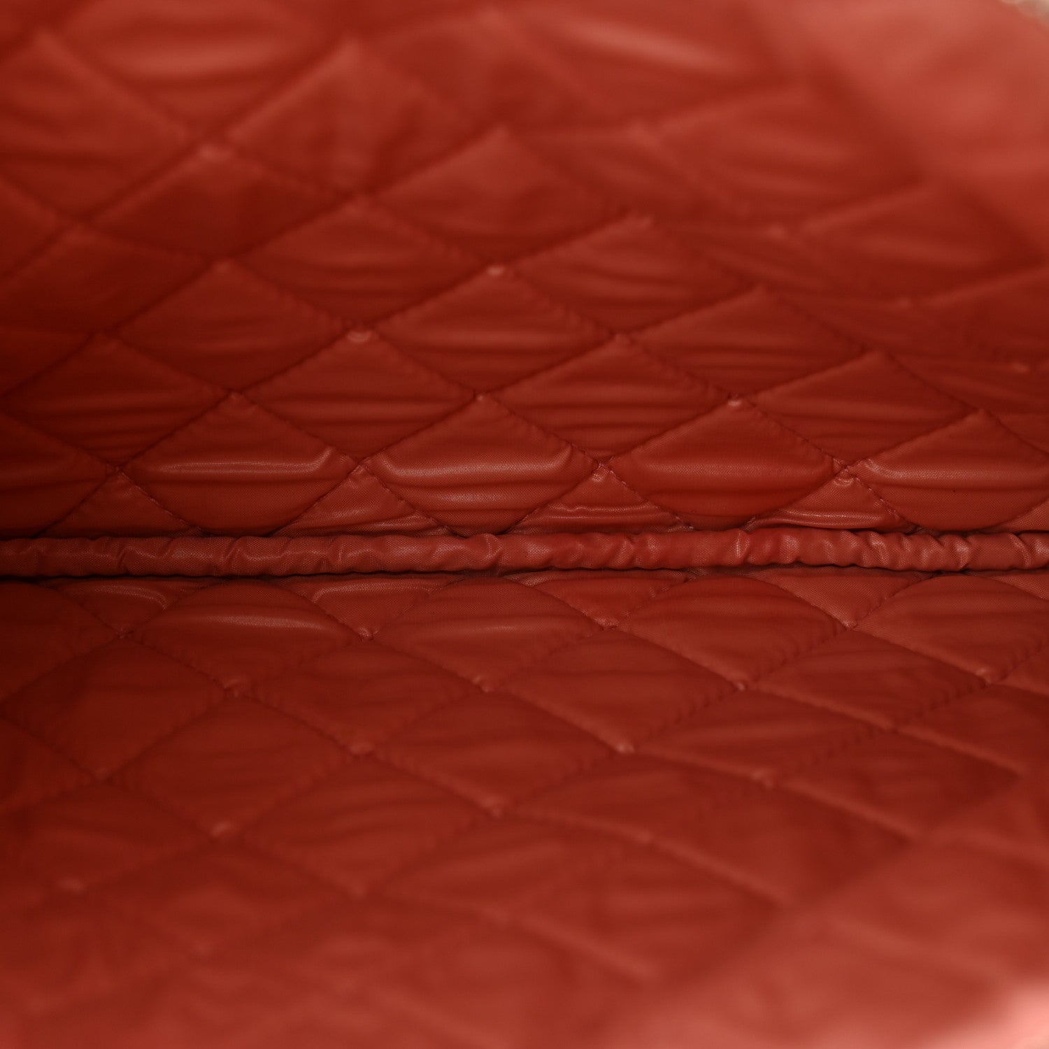 Chanel Canvas Medium Deauville Pouch Pink 5 of 9