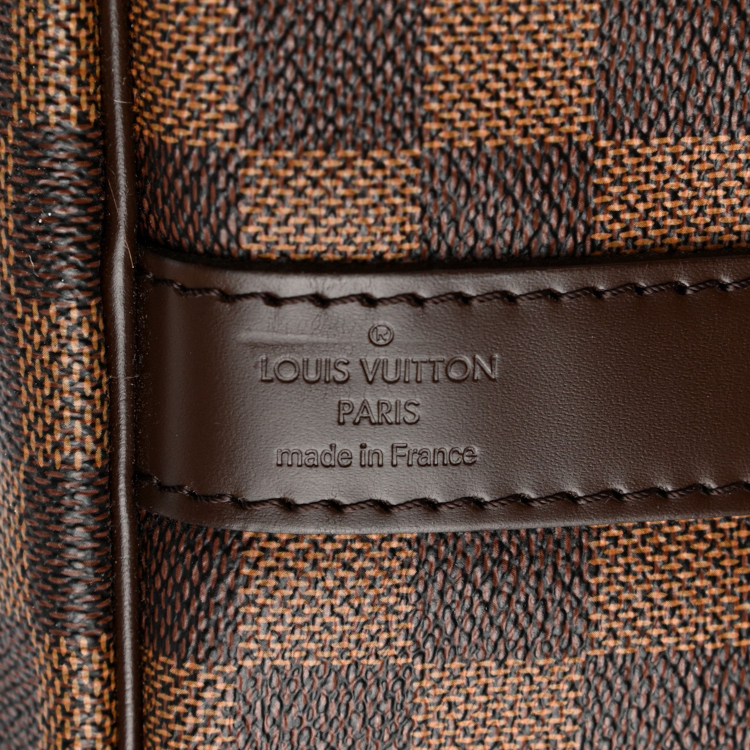Louis Vuitton Damier Ebene Keepall Bandouliere 55 7 of 11
