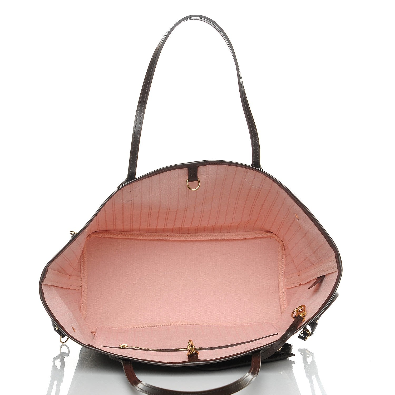 Louis Vuitton Damier Ebene Neo Neverfull MM Rose Ballerine 5 of 10