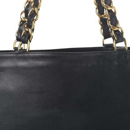 Chanel Lambskin CC Tote Black 7 of 9