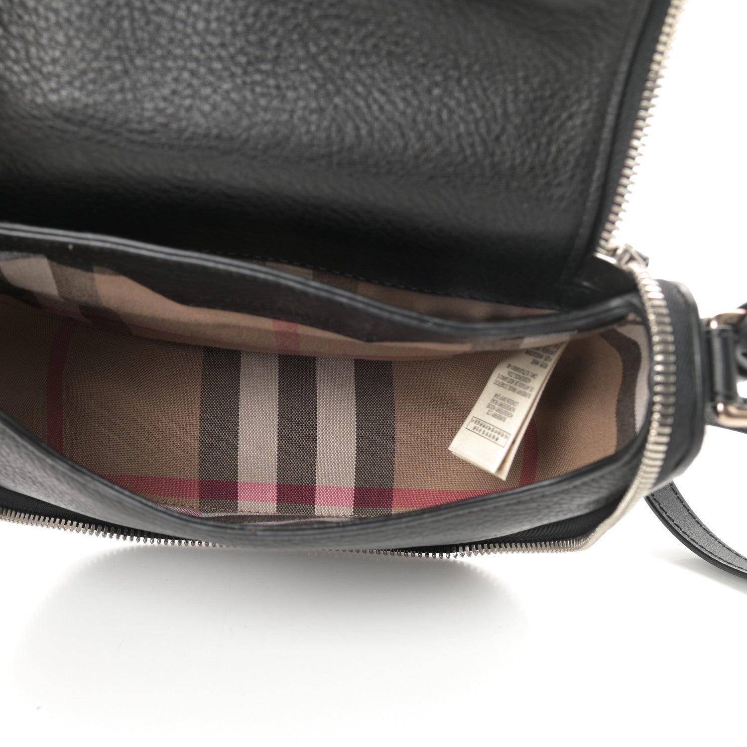 Burberry Grained Calfskin Small Zip Crossbody Bag Black 5 of 11