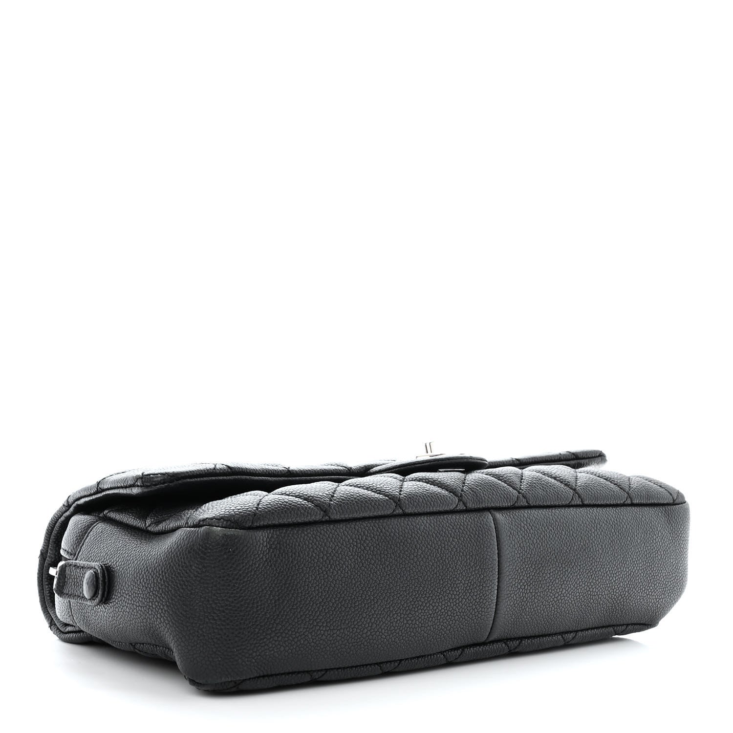Chanel Caviar Quilted Jumbo Easy Flap Black 4 of 13