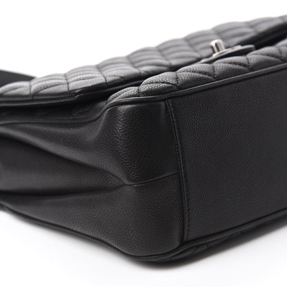 Chanel Caviar Quilted Medium Rock In Rome Single Flap Black 6 of 12