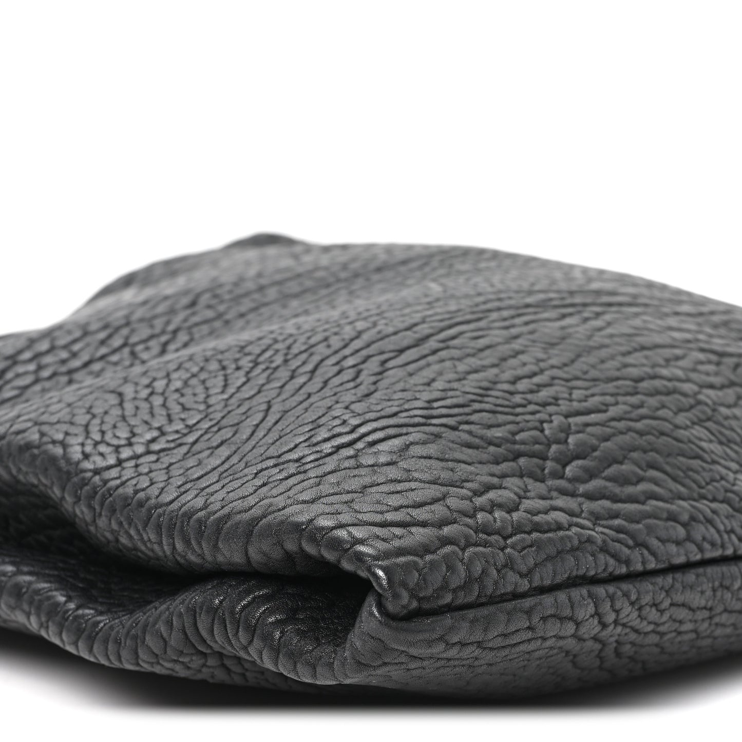 Full Grain Calfskin Shoulder Bag Black