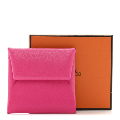 Hermes Chevre Chamkila Bastia Coin Purse Rose Pop 8 of 8