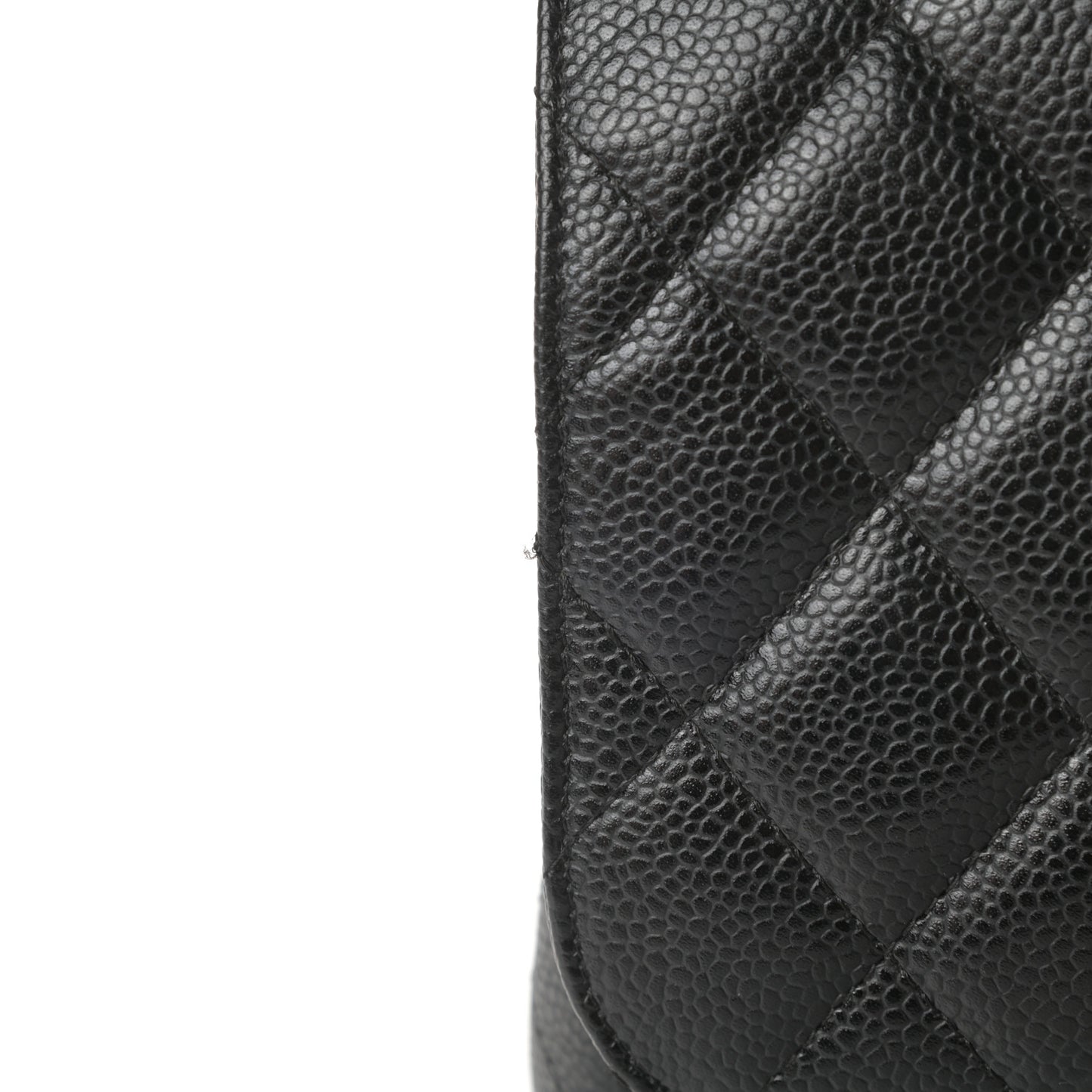 Caviar Quilted Jumbo Single Flap Black